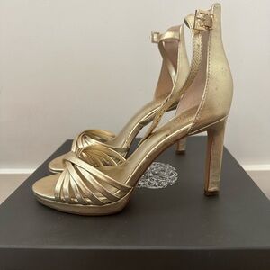 Gold heels!